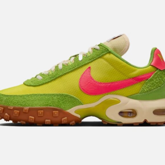 MENS NIKE AIR MAX WAFFLE RACER SP 'SPRINTER GREEN ELECTROLIME' - Picture 2 of 7